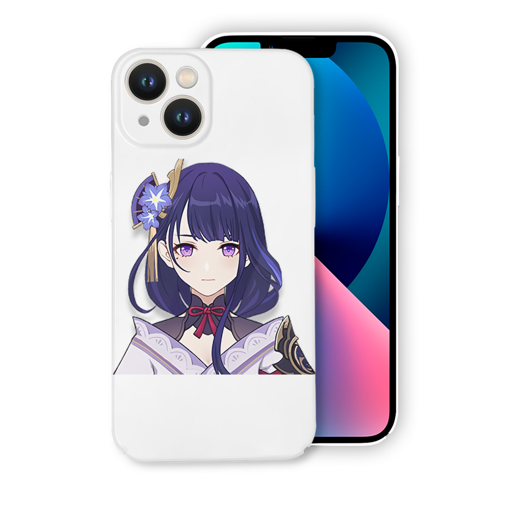 げんし神 雷電将軍 らいでんしょうぐん genshin Raiden Shogun 【iPhone 14シリーズ対応】ハードケース